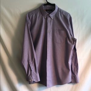 Violet button down Ben Sherman long sleeve shirt.
